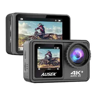 AUSEK AT-Q60 TR 4K Waterproof Action Camera